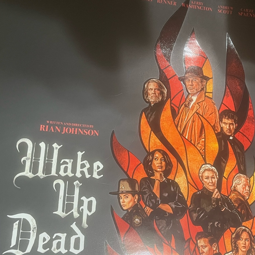 Knives Out BOTH Original Movie Posters Wake Up Dead Man & 1st one 13 x 20 New - Picture 9 of 9